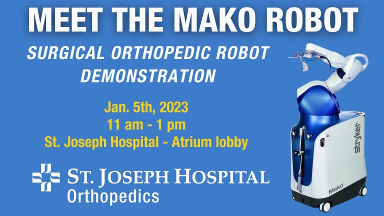 Meet The Mako Robot St Joseph Hospital 2046