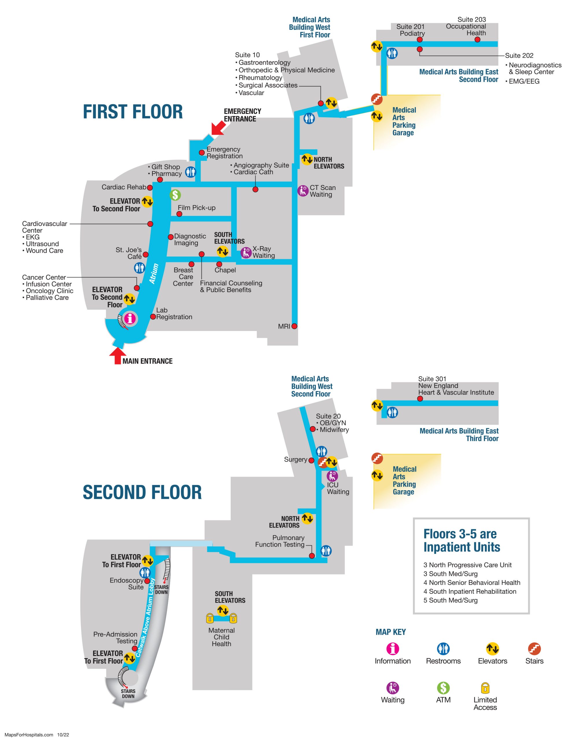 St. Joseph Hospital Map St Joseph Hospital