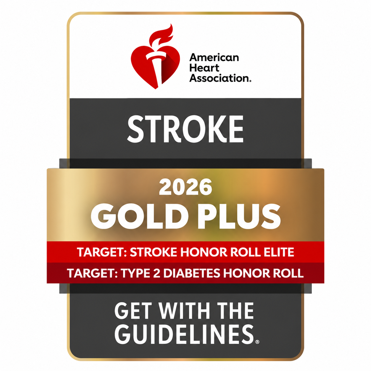 american heart association - gold plus award