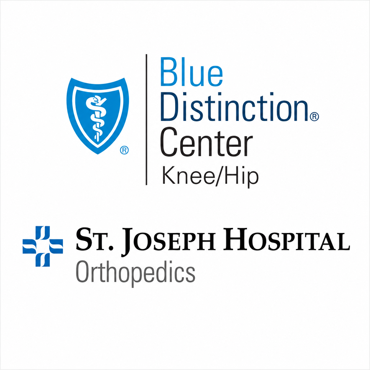 Blue Distinction hip and knee